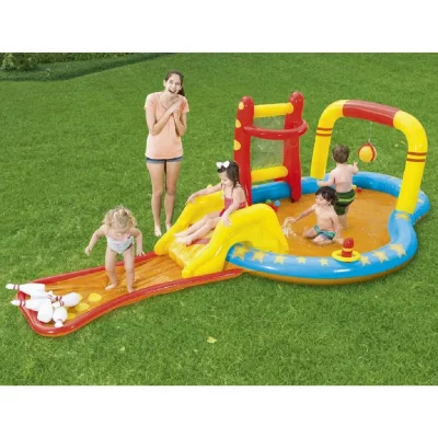 BESTWAY  53068 Aire de jeux pataugeoire Champions 435 x 213 x 117 cm