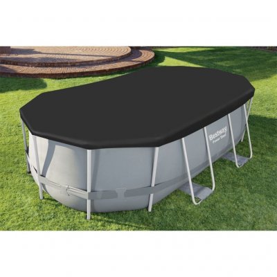 BESTWAY  - B&acirc;che Hivernage pour Piscine Hors-sol 427x250 cm Ovale