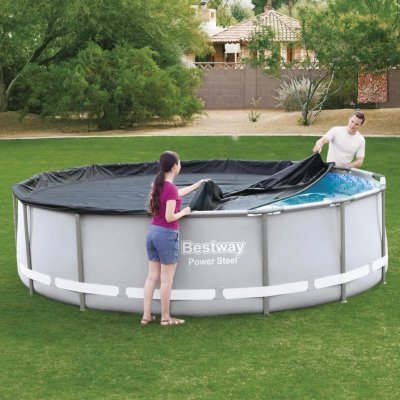 BESTWAY  - B&acirc;che pour piscine tubulaire pour piscine &Oslash; 4,27 m