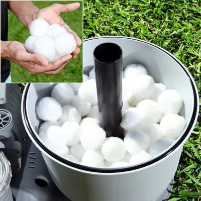 BESTWAY  - Balles en polyester pour filtre &agrave; sable Flowclear 500g