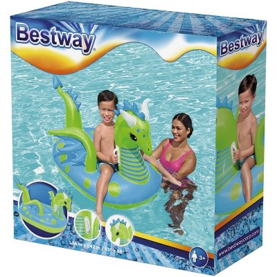 BESTWAY  Dragon Pool Air Mattres Bleu 134 x 142 cm