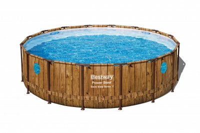 BESTWAY  Ensemble de piscine Power Steel 488x122 cm
