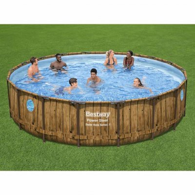 BESTWAY  Ensemble de piscine Power Steel 549x122 cm