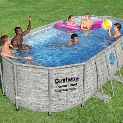 BESTWAY  ensemble de piscine power steel swim vista 549x274x122 cm