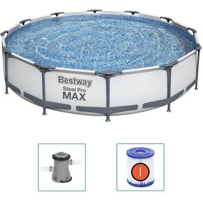 BESTWAY  Ensemble de piscine Steel Pro MAX 366x76 cm