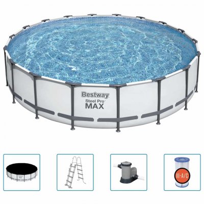 BESTWAY  - Ensemble de piscine Steel Pro max 549x122 cm