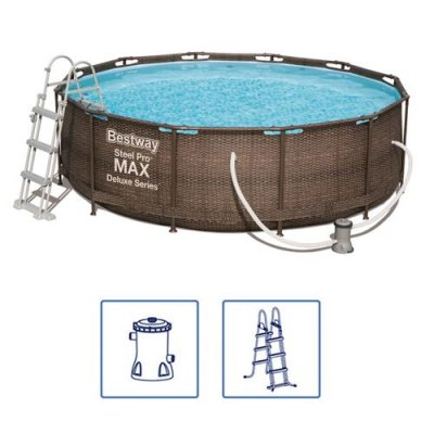  Bestway Ensemble de piscine Steel Pro MAX Deluxe Series 366x100 cm