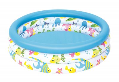 BESTWAY  - mgm - 51008B - piscine ocean life 102 x 25 cm - 2 ans et +