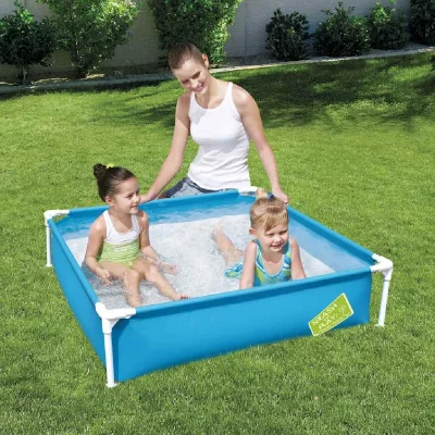 BESTWAY  My First Pool 122x122x30.5 Cm Tubular Pools Bleu 409 Liters