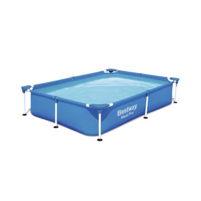 BESTWAY  - Piscine &agrave; cadre Steel Pro 221 cm - Blauw