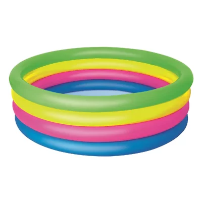BESTWAY  Piscine Arc en Ciel 4 boudins - O 157 x H 46 cm