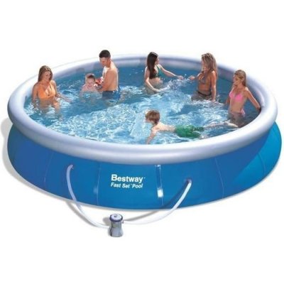 BESTWAY  Piscine autoportante - Ronde - &Oslash;4,57 x H0,84m