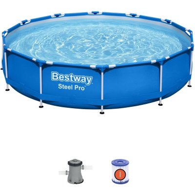 BESTWAY  - Piscine ronde tubulaire &Oslash;3,66 x H0,76m