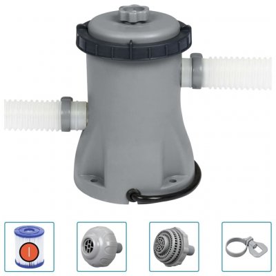 BESTWAY  - Pompe &agrave; filtre 58381 - 1.249 litres par heure - Gris