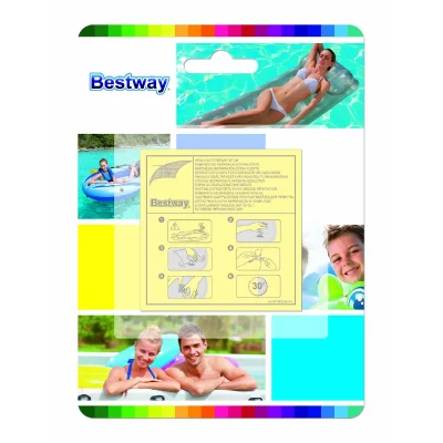BESTWAY  Pool Puncture Patch 10 Units Clair