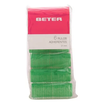 BETER  6 bigoudis en velcro, 44 mm 21 mm