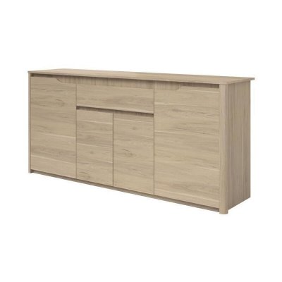 BETTY Buffet bas contemporain decor chene - L 185 cm 