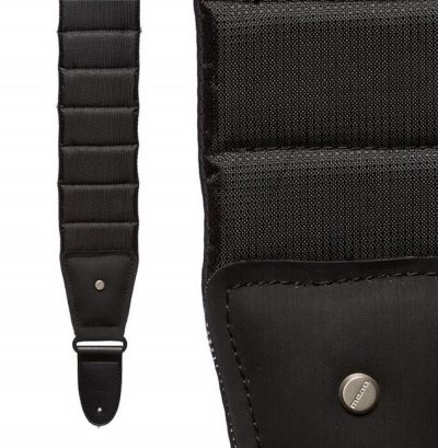 MONO Betty sangle de guitare - SHARKSKIN JET BLACK Long