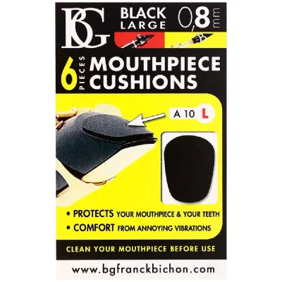 BG FRANCE  PASTILLES PROTEGE BEC NOIR - LARGE 08MM (x6)