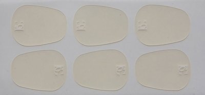 BG FRANCE  PASTILLES PROTEGE BEC TRANSPARENT - LARGE 04MM (x6)