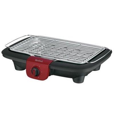 TEFAL BG90F5 Barbecue de table EasyGrill Acier inoxydable / Noir 2300W