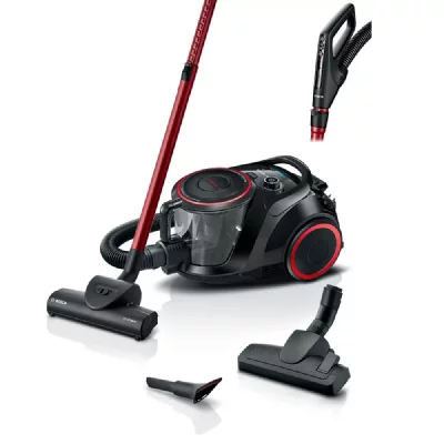 BOSCH BGS41POW1 Aspirateur sans sac - ProPower - noir - 700W - 72 dB - Hepa 13 - 10m - 2,4L - 