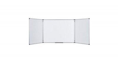 BI OFFICE Bi-Office Maya Tableau blanc triptyque magn&eacute;tique 1200 x 900 mm Blanc
