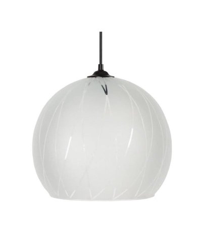 TOSEL BIA - Suspension globe verre satin&eacute;