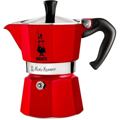 BIALETTI  4941 Moka Express Espresso Maker Red
