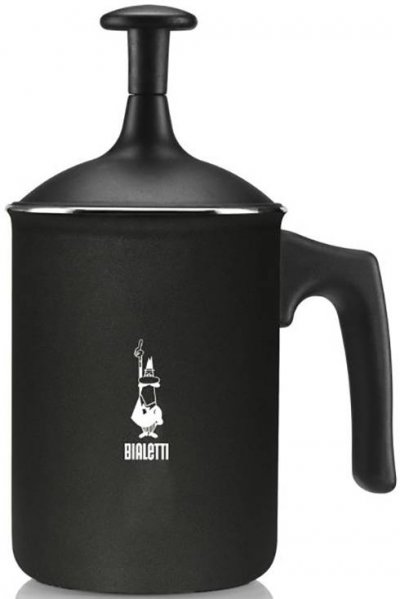 BIALETTI  - Tuttocrema Milk Frother 3 Cups - Black (Agr394)