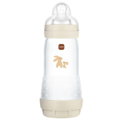 MAM Biberon 320 ml  Easy Start anti-colique Nature Guardian sable