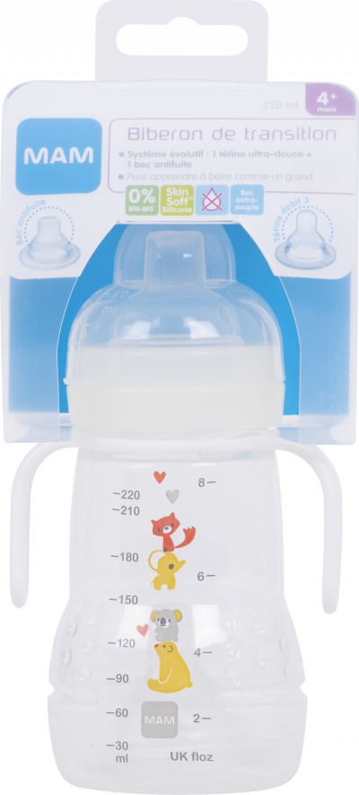 MAM Biberon de transition 220ml vert - 