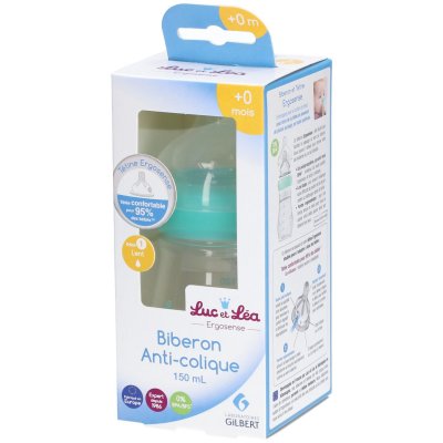 LUC ET LEA Biberon Plastique 150ml Ergosense Savane 0 A 6 Mois 