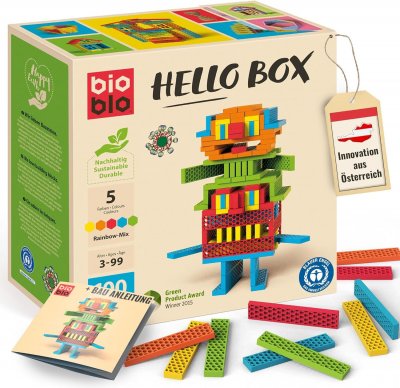 BIOBLO Biblio Hello Box Rainbow 100 Pieces