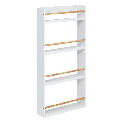 Biblioth&egrave;que Blanche 4 &eacute;tages pour Chambre d'enfant