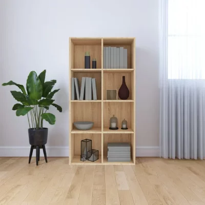 Biblioth&egrave;que/Buffet Ch&ecirc;ne sonoma 66 x 30 x 130 cm Agglom&eacute;r&eacute;