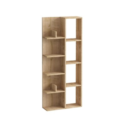 Biblioth&egrave;que en bois ""Lily"" - 60 x 18 x 150 cm - Ch&ecirc;ne