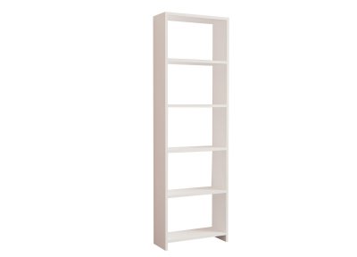 Biblioth&egrave;que en bois ""New"" - 50 x 19 x 160 cm - Blanc