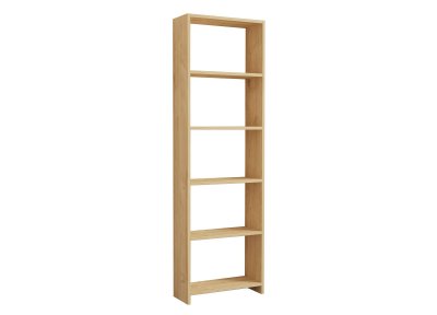 Biblioth&egrave;que en bois New - 50 x 19 x 160 cm - Ch&ecirc;ne