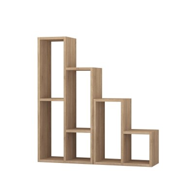 Biblioth&egrave;que en bois ""Sule"" - 42 x 20 x 89 cm - Ch&ecirc;ne