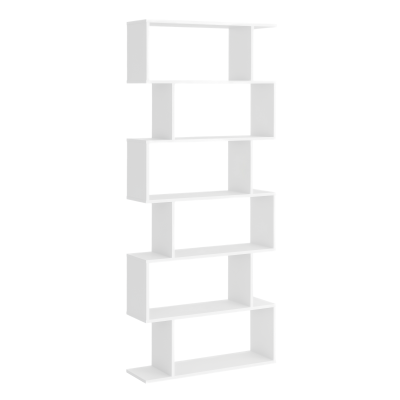 Biblioth&egrave;que &eacute;tag&egrave;re zig zag 80L x 23l x 192H cm