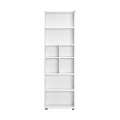 Biblioth&egrave;que Haute 6 Niveaux Ouverts Lignea - Blanc