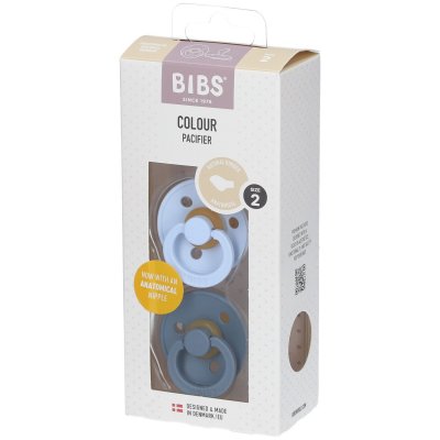 BIBS  Anatommic Baby Blue-Petrol Taille 2 2uts