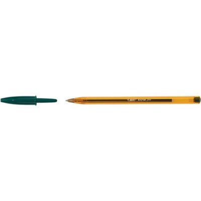 BIC  27601 Stylo-bille Cristal &eacute;criture fine 0,4 mm, Vert - 1 unit&eacute;