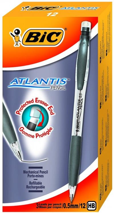 BIC  - Atlantis - Porte-Mines 0,5 Mm - Lot De 12