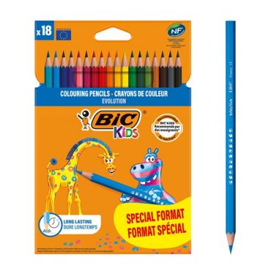 BIC &reg; Kids - Crayons de couleur &reg; Kids Evolution&reg; x18