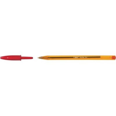 BIC  Lot de 3 Stylos bille CRISTAL FINE Pointe Fine rouge