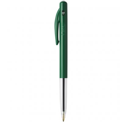 BIC  Lot de 3 Stylos bille M10 CLIC Medium Pte Moy. 1 mm Encre Verte