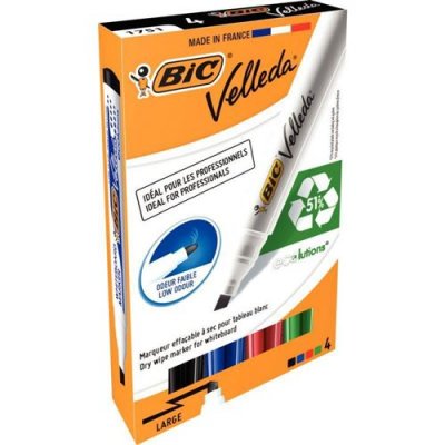 BIC  Marqueur Pour Tableau Blanc Velleda 1751, Pointe