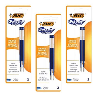 BIC  Mines Gel Pour Velocity Gel Et Reaction Gel, M, Bleu